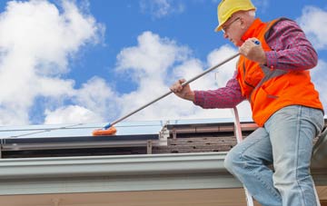 Axmansford soft wash roof cleaning